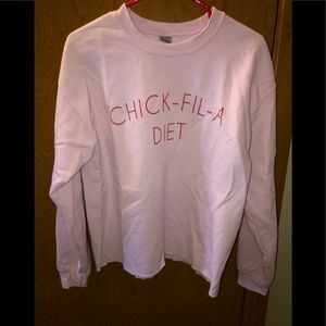 Pink Chick Fil A sweatshirt !
